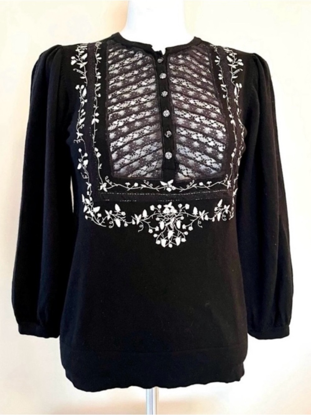Fait a Main Paris Merino Wool Sweater